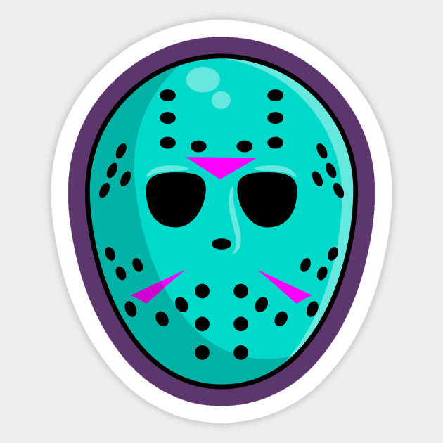 Hockey Mask Sticker by SummerWave